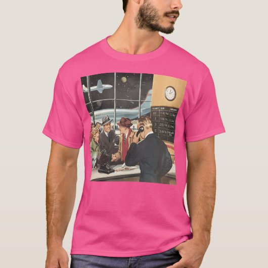op tijd t-shirt (Voorkant)