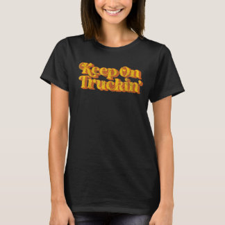 op Truckin Funny Southern Gezegde Retr T-shirt
