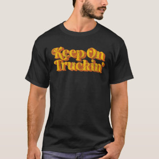 op Truckin Funny Southern Gezegde Retr T-shirt