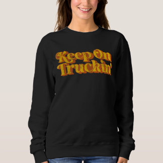 op Truckin Funny Southern Gezegde Retr Trui