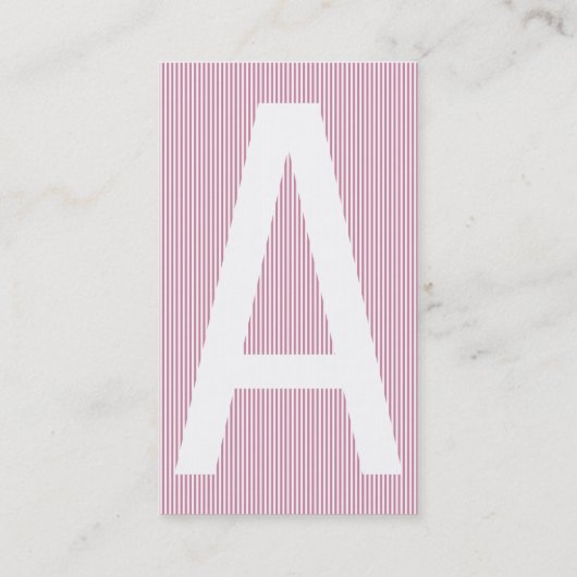Op typografie gebaseerd visitekaartje (Achterkant)