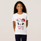Op U Petey de Bull Terrier geplakt T-shirt (Voorkant volledig)