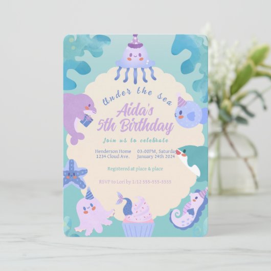 Op uitnodiging van het zee (Staand voorkant)