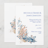 Op uitnodiging van het Zee huwelijk (Voorkant / Achterkant)