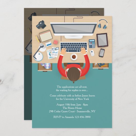 Op uitnodiging van mijn bureau (Voorkant / Achterkant)