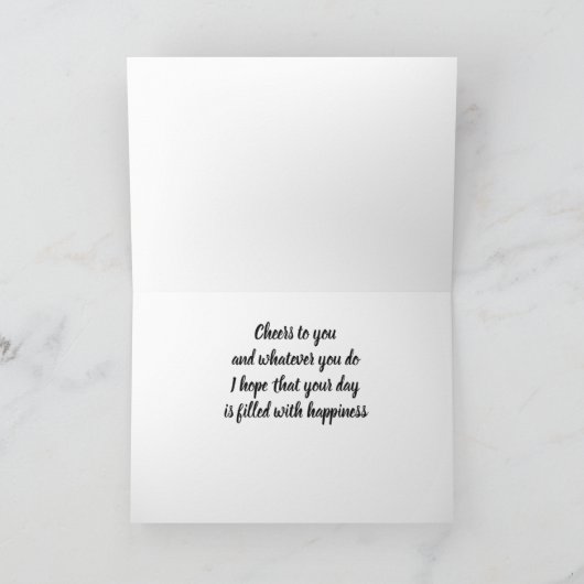 OP UW **21ste BIRTHDAY** SIP SIP HOORAY!!!!!KAART Kaart (Binnen)