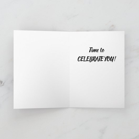 **OP "UW" BIRTHDAY** CHEERT VOOR U!!! KAART (Binnen)