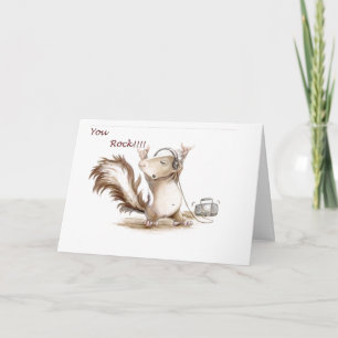 OP 'UW BIRTHDAY' LAAT JE "ROCK EN ROL SAMEN!" KAART