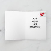 OP **UW BIRTHDAY** MET ZOVEEL "LIEFKAART" KAART (Binnen)