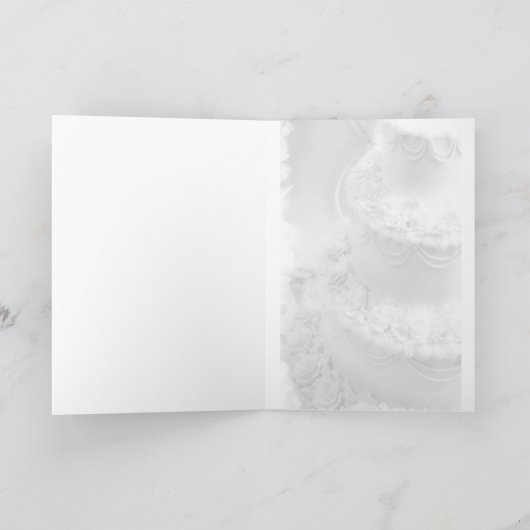 Op Uw Dag van het Huwelijk Kaart (Binnen)