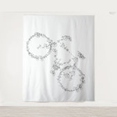 Op uw fiets wandtapijt wandkleed (Voorkant)