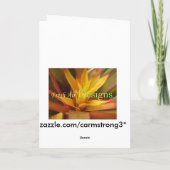 Op Uw Huwelijk Dag… Kaart (Achterkant)