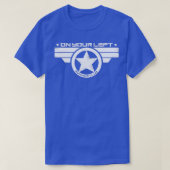 Op uw linkerRunning Club Onderdruk Druk 1 T-shirt (Design voorkant)
