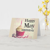 OP UW ***MAG DE TWEEDE DAG*** "HAPPY!" ZIJN KAART (Gele Bloem)