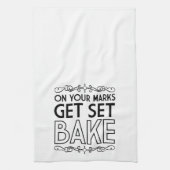 Op uw merken krijgt u de set bake (zwart) theedoek (Verticaal)