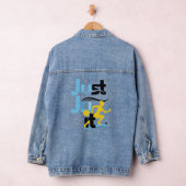 Op uw merken met dit t-shirt denim jacket (Hangar)