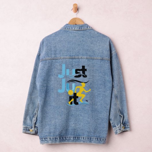 Op uw merken met dit t-shirt denim jacket (Hangar)
