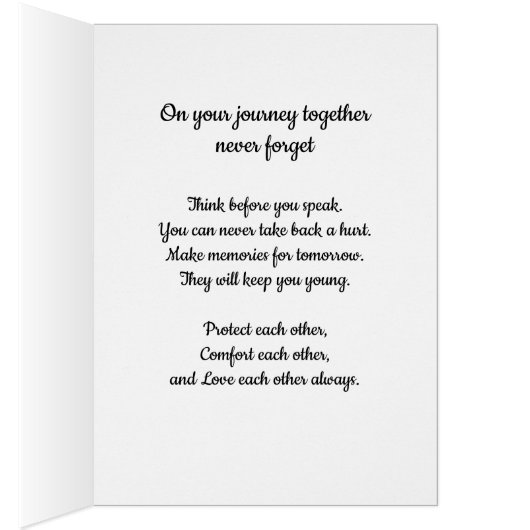 Op uw reis samen - Roze Rose (Binnen (Rechts))