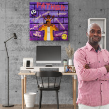 Op uw schouders (vader en dochter)