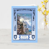 Op uw speciale dag, berggeit kaart (Gele Bloem)