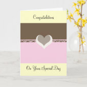 Op uw speciale dag kaart (Gele Bloem)