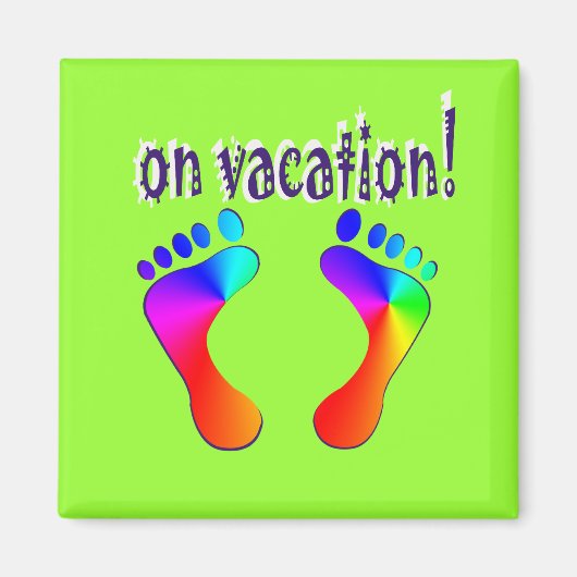 op vakantie magneet (Voorkant)