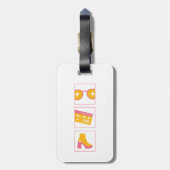 Op vakantie naar Bagagelabel (Achterkant verticaal)