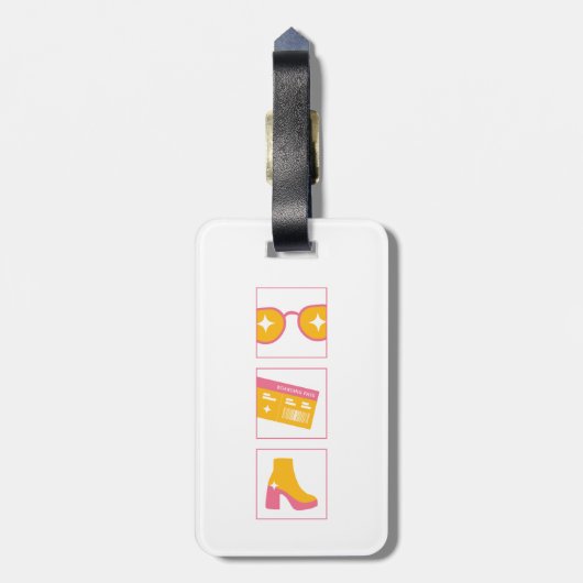 Op vakantie naar Bagagelabel (Achterkant verticaal)