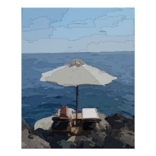 Op vakantie perfect poster