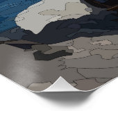 Op vakantie perfect poster (Hoek)