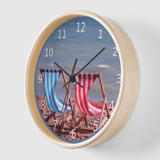 Op vakantie. Twee dekletters op het strand (Hoek)