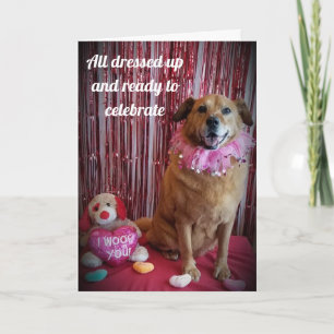 OP VALENTIJN/DAGELIJKS HOU IK VAN "JOU" KAART