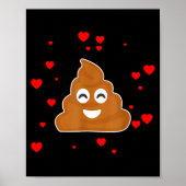 Op Valentine Emoticon Funny Valentines Day Op  Poster (Voorkant)