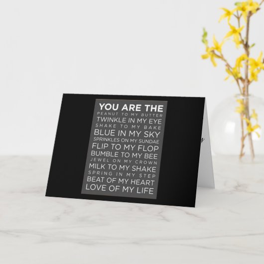 OP VEEL MANIEREN ZAL IK MIJN LIEFDESBRUID SHOWS OM KAART (Gele Bloem)