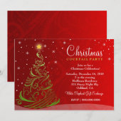 OP VERKOOP! Sterrennacht kerstuitnodiging Kaart (Voorkant / Achterkant)