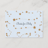 Op verzoek van het Baby shower Moon Informatiekaartje (Achterkant)