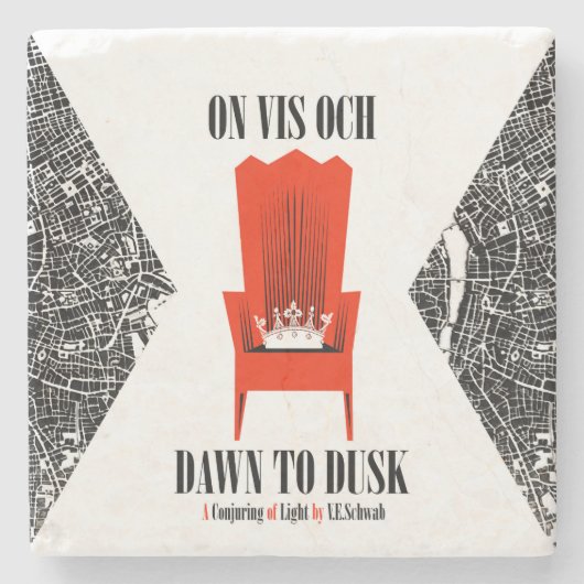 Op Vis Och marmer onderzetter (Voorkant)