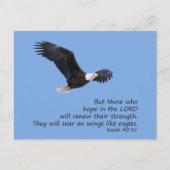 Op vleugels als Eagles Briefkaart (Voorkant)