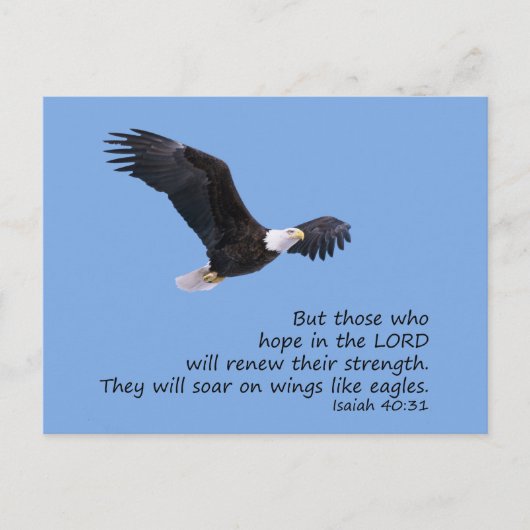 Op vleugels als Eagles Briefkaart (Voorkant)