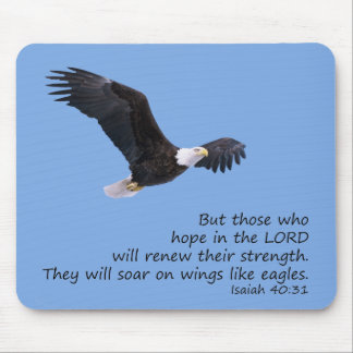 Op vleugels als Eagles Mousepad Muismat