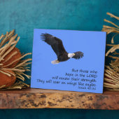 Op vleugels als Eagles Plaque Fotoplaat (Zijkant)