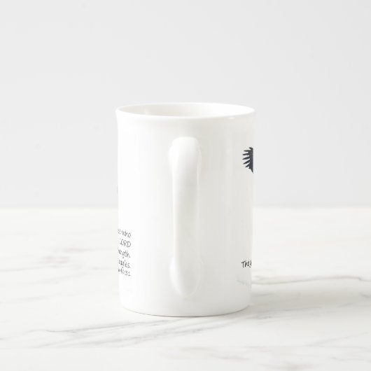 Op vleugels als Eagles Specialty Mok (Achterkant)