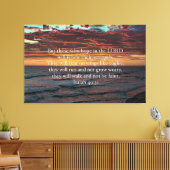 Op vleugels van adelaars - Jesaja 40:31 Canvas Afdruk (Insitu (Woonkamer))