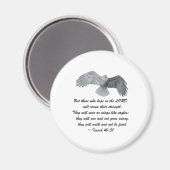 Op vleugels zoals Eagles - is 40:31 Magneet (Voorkant / Achterkant)