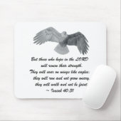 Op vleugels zoals Eagles - is 40:31 Muismat (Met muis)