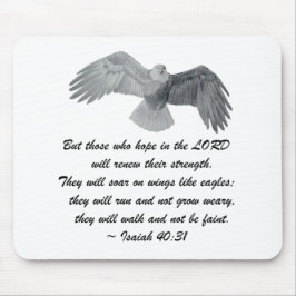 Op vleugels zoals Eagles - is 40:31 Muismat