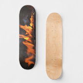 Op vuur Hot Flames Skateboard Deck (Voorkant)