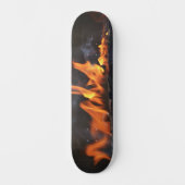 Op vuur Hot Flames Skateboard Deck (Voorkant)
