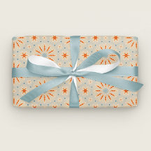 Op vuurwerk geïnspireerd patroon - Papierrol inpak