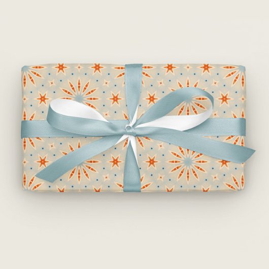 Op vuurwerk geïnspireerd patroon - Papierrol inpak Cadeaupapier